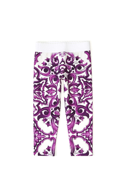 Dolce Mor Majolica Desenli Kız Çocuk Tayt