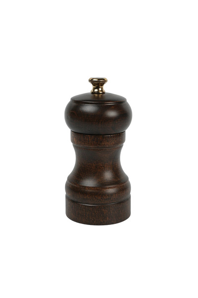 Glios مطحنة يدوية للملح والفلفل من الخشب البني، قطعة واحدة، 10 سم