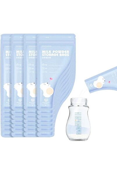 Goodern 30 قطعة من أكياس تخزين مسحوق الحليب - موزع محمول لتخزين حليب الأطفال ...