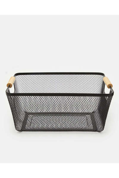 REDTAG Black Rectangle Basket