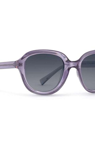 INVU Women's Polarized rectangular sunglasses, Dusty violet, 52-22-140