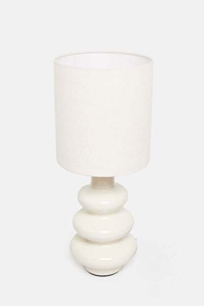 REDTAG Beige Table Lamp With Ceramic Base