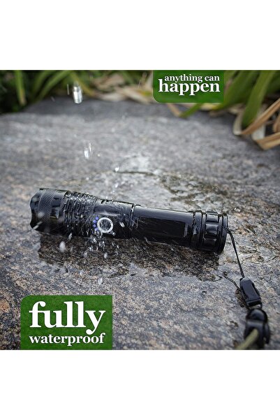 OEM ULTRA LED Flashlight SLJ X71 10W P50 USB Charging 26650 Battery