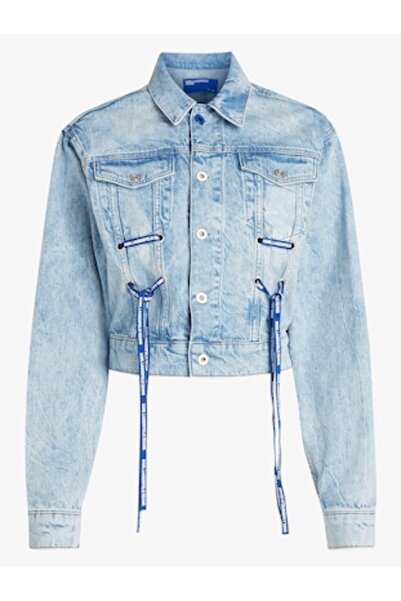 Karl Lagerfeld Denim Jacket - Women's (Size L)