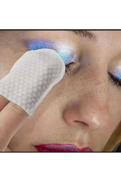 SEVRU Yüz Temizleme Parmak Makyaj Pedi ,Pamuk Mendil Cilt Bakım Ürünü 120 Adet