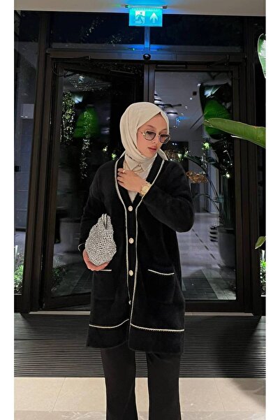 Thebomb Buse Angora Buttoned Cardigan