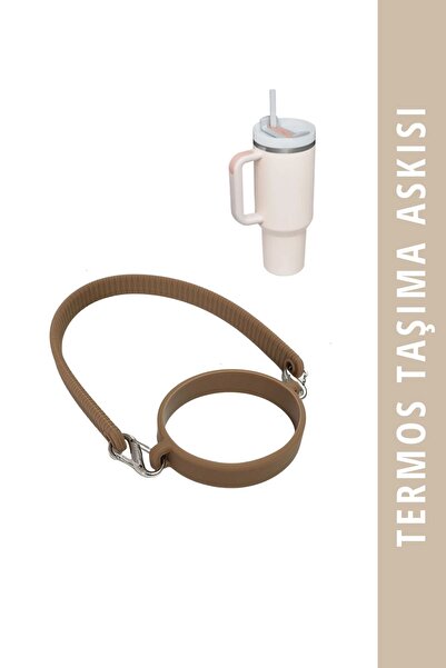 Mamastuff Silikon Termos Taşıma Askısı - Kahverengi