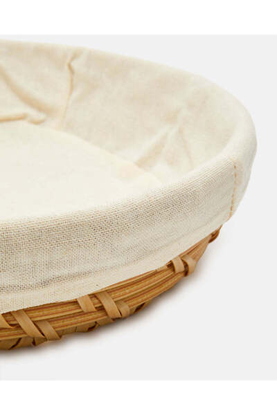 REDTAG Brown Round Basket With Fabric