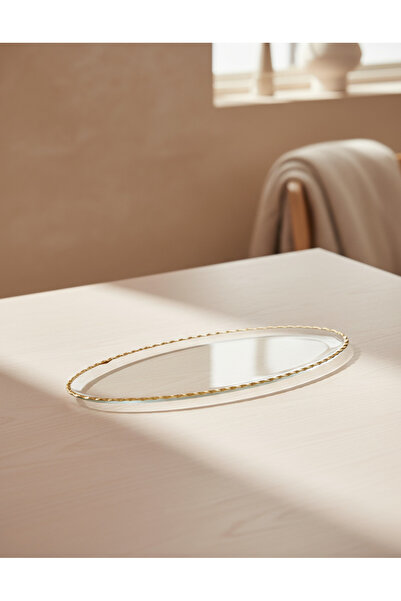 REDTAG Gold Glass Oval Platter