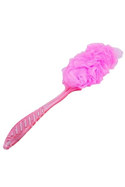 FORHOUSE Burete de baie cu mâner din plastic, 42 cm, roz