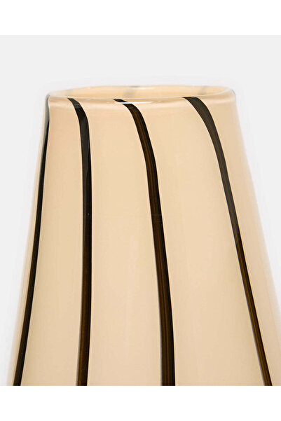 REDTAG Beige Embellished Glass Vase