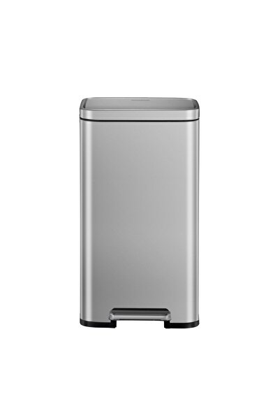 FACKELMANN Chicago 30L waste bin, stainless steel, with pedal