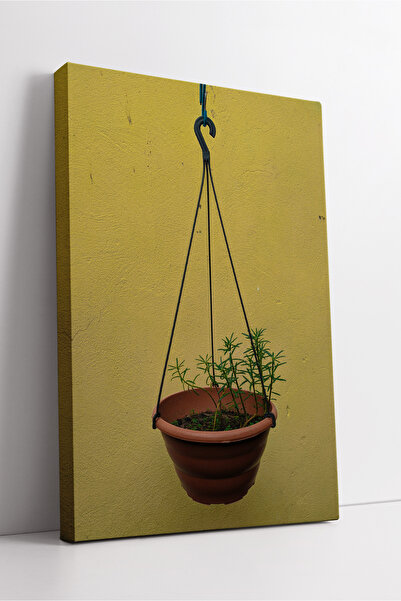 KOSS Dijital μπλε κοβαλτίου Πίνακας σε καμβά με φυσικό στυλ με θέμα τα φυτά γ...