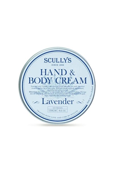 Scullys Cremă de mâini și corp, lavandă, 130 g