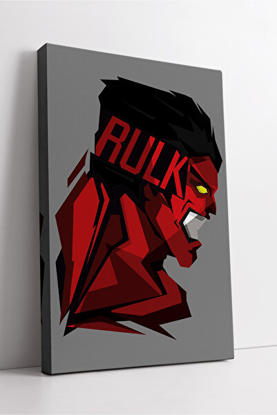 KOSS Dijital Εκτύπωση σε καμβά Red Hulk Rulk Marvel Εκτύπωση σε καμβά Red Hul...