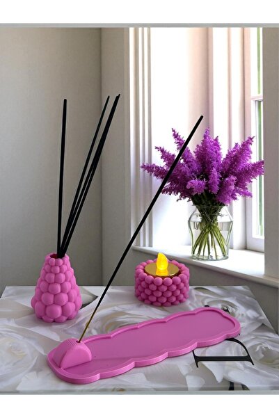 KUKO DESIGN Bubble Tütsü & Mumluk Vazo Seti (Tütsü HEDİYELİ!)