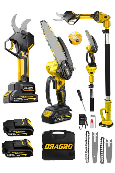 Dragro 50mm Dijital Göstergeli Budama Makası Otomatik Yağlama Kömürsüz Tester...