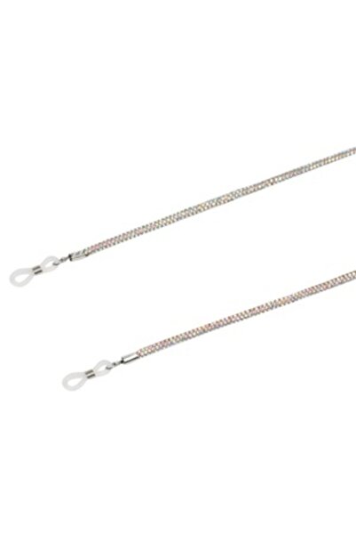 OEM Round Silver Rhinestone Eyeglasses Strap 74cm