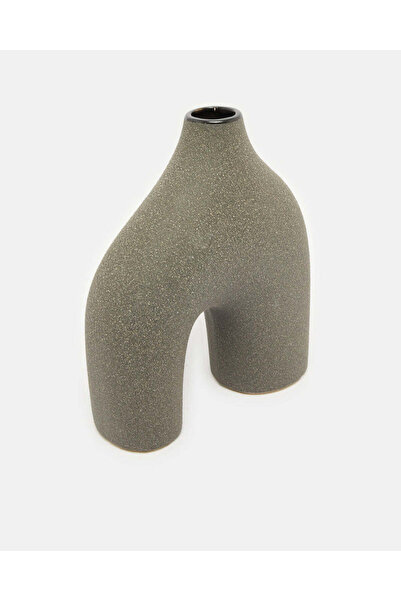 REDTAG Grey Ceramic Embellished Vase