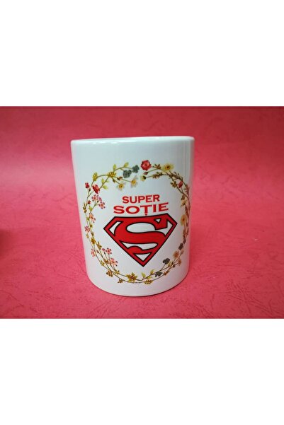 magazinu de gravura Personalized ceramic mug with message - Super Wife