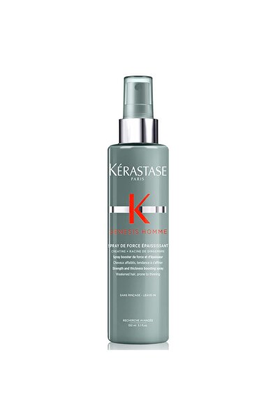Kerastase Genesis Homme Spray De Force Thickening Hair Spray for Men, 5.1 fl oz