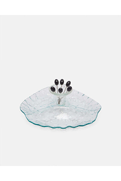 REDTAG Clear Glass Round Fruit Tray