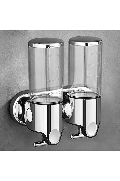 Smart Çekmeli Sıvı Sabunluk İkili Şefaf 500+500 ML - Saten