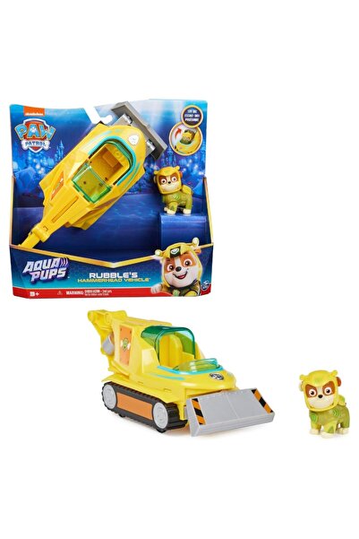 PAW PATROL Aqua Pups Temalı Araçlar Rubble