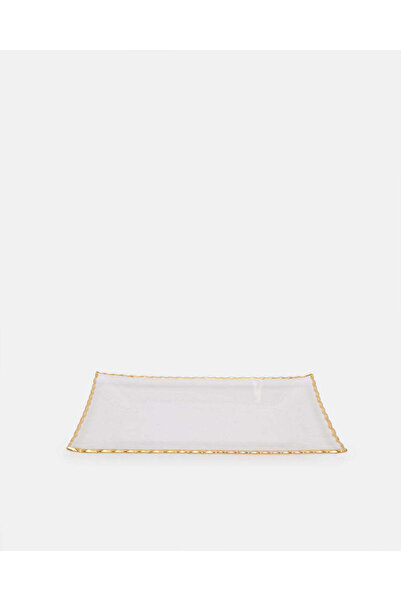 REDTAG Gold Glass Rectangle Platter