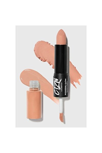 CTZN Ruj Nudiversial Lip Duo, nuanță nud, rezistent la apă