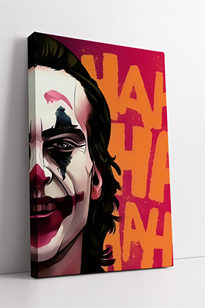 KOSS Dijital Joker Pop Art Portret digital cu fundal colorat Pictură pe pânză...