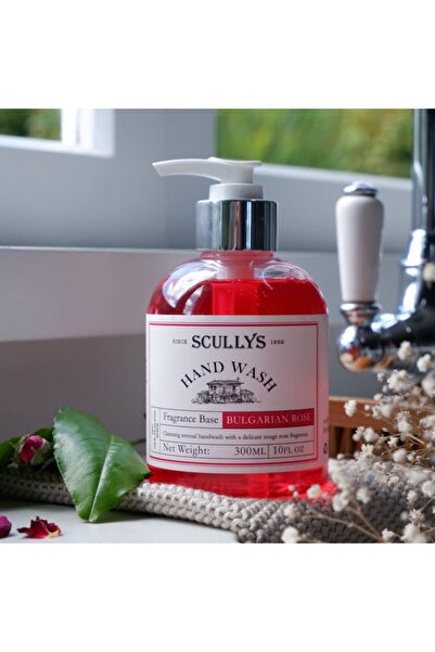 Scullys Liquid Hand Soap, Rose, 300 ml