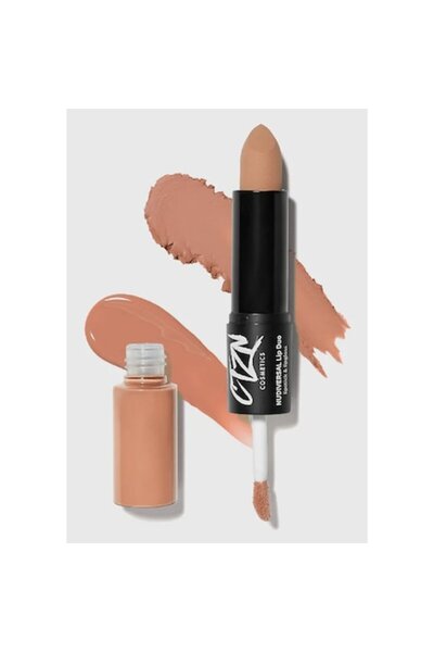 CTZN Nudiversial Lip Duo 3 - Ruj și creion de buze rezistent la apă nud, 3g