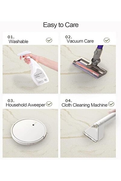 KEKE Luxury New Style Loop Pile Living Room Carpet 200X300 CM