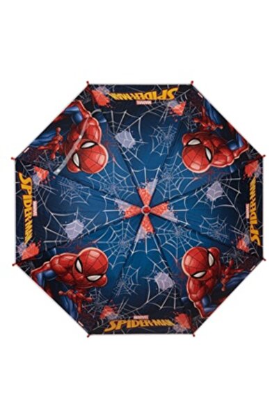 OEM Spiderman Red Automatic Stick Rain Umbrella for Kids 68cm