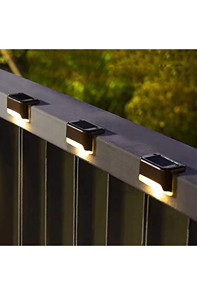 XYZ Solar Dış Mekan LED Aydınlatma Seti, 4 Parça, Su Geçirmez, Merdiven ve Mu...