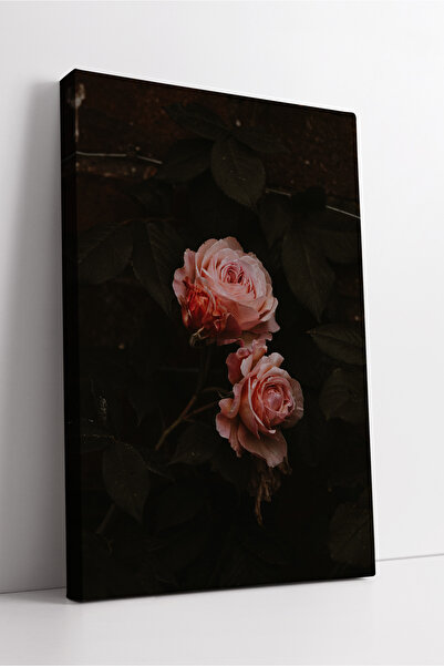 KOSS Dijital Διακοσμητική τέχνη τοίχου με θέμα το ροζ τριαντάφυλλο Μοντέρνο κ...