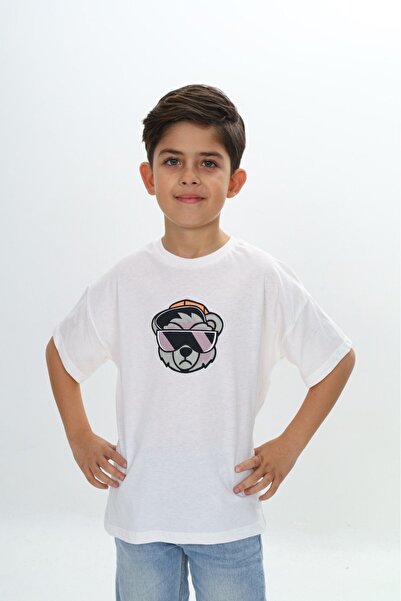 Toontoy Tricou cu mânecă scurtă cu imprimeu pentru băiat