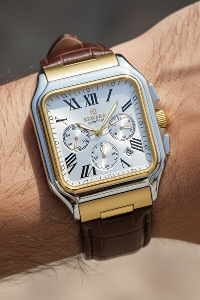 Reward Brown Leather Cord Men's Wristwatch La147303