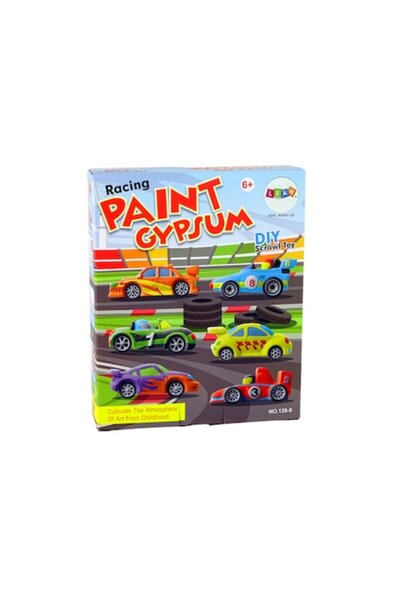 OEM Trusă de pictat figurine din ipsos creative pentru copii - Mașini, 6+