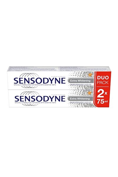 Sensodyne Set pastă de dinți extra albire 2 x 75 ml