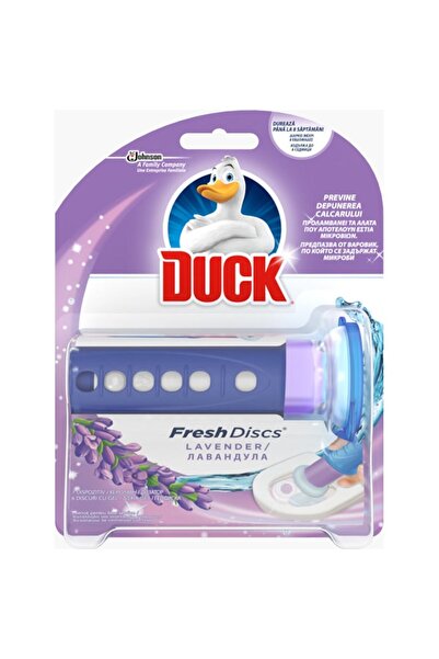 DUCK Fresh Discs Toilet Gel Air Freshener Lavender – Pack of 6 (6 discs each)