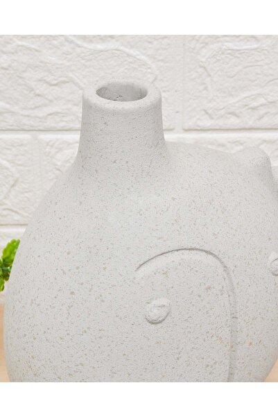 REDTAG Beige Gaia Face Vase