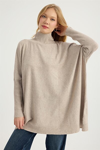 HomeStore Dik Yaka Geniş Kesim Triko