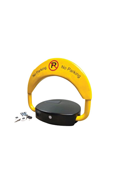 easysoftco 40cm high solar-powered parking barrier