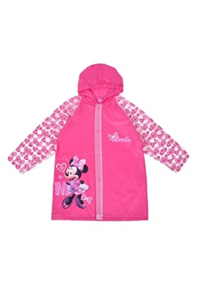 OEM Minnie Hearts Transparent Sleeve Raincoat - One Size