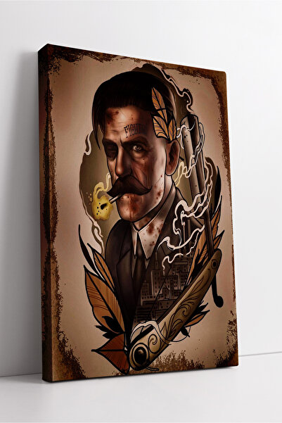 KOSS Dijital Retro Barber Portrait Designed Tobacco-Themed Masculine Style Or...