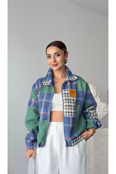 Universal Matia Astarlı Ekose Mont