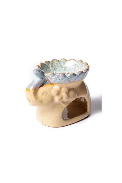 incense Arzător de ulei aromatic și ceară Elefant -- 12.5x9x9cm