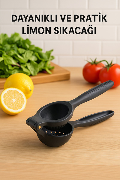 DAT35 Cast Stainless Steel Lemon Squeezer – Heavy Duty Citrus & Orange Juicer Practical Kitchen Tool